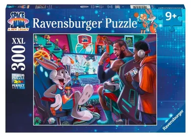Ravensburger, Kosmiczny mecz, puzzle dla dzieci 2D, 300 elementów