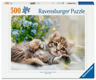Ravensburger, Kot, puzzle, 500 elementów