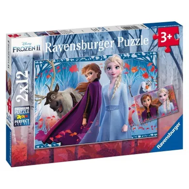 Ravensburger, Kraina Lodu 2, puzzle, 2-12 elementów