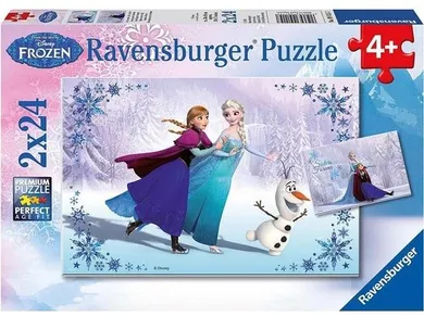 Ravensburger, Kraina Lodu, siostry, 2-24 elementy