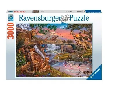 Ravensburger, Królestwo zwięrząt, puzzle, 3000 elementów