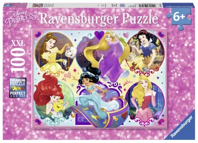 Ravensburger, Księżniczki Disneya, Bądź silny, puzzle, 100 elementów