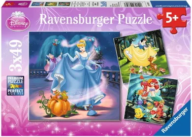 Ravensburger, Księżniczki, puzzle, 3-49 elementów