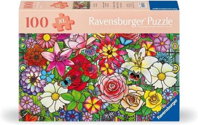 Ravensburger, Kwiaty, puzzle XL, 100 elementów