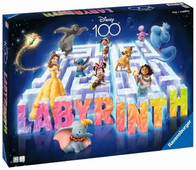 Ravensburger, Labyrinth Disney 100, gra familijna