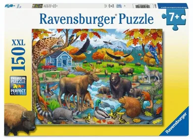 Ravensburger, Leśne zwierzęta, puzzle XXL, 150 elementów