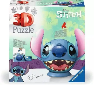 Ravensburger, Lilo i Stitch, Kula, puzzle 3D, 72 elementy