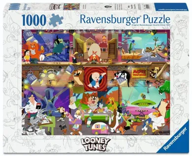 Ravensburger, Looney Tunes Studio, puzzle, 1000 elementów