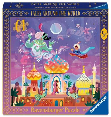 Ravensburger, Magiczna lampa Alladyna, puzzle, 64 elementy