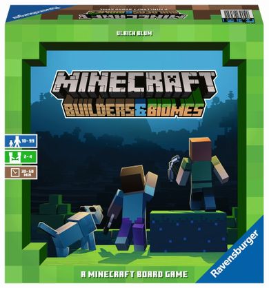 Ravensburger, Minecraft, Builders and Biomes, gra strategiczna