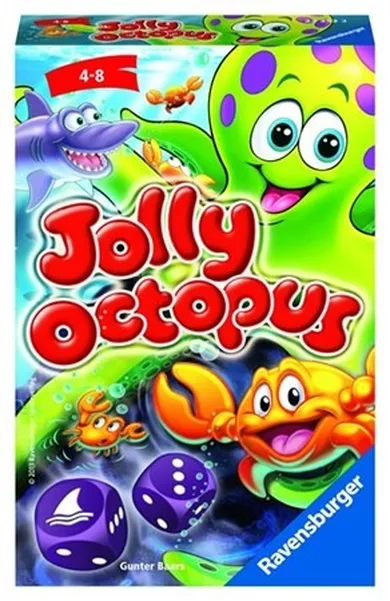 Ravensburger, mini Jolly octopus, gra zręcznościowa