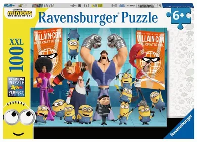 Ravensburger, Minionki 2, puzzle dla dzieci 2D, 100 elementów