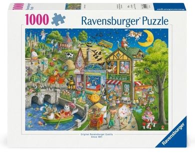 Ravensburger, Mother Gooseville, puzzle, 1000 elementów