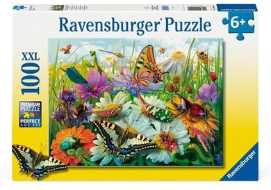 Ravensburger, Motyle, puzzle XXL, 100 elementów