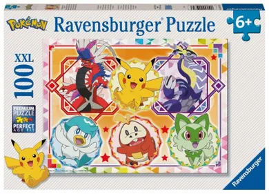 Ravensburger, Pokemon, puzzle, 100 elementów