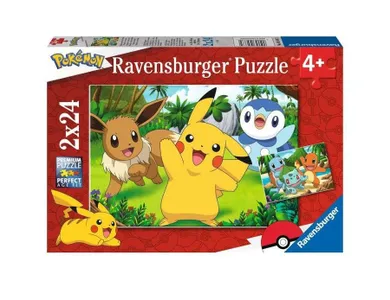 Ravensburger, Pokemon, puzzle, 2-24 elementy