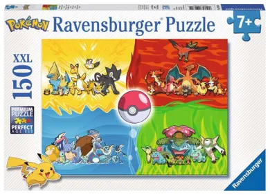 Ravensburger, Pokemon, puzzle XXL, 150 elementów