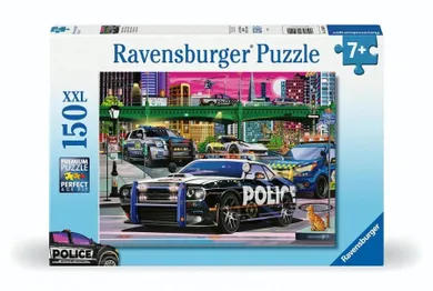 Ravensburger, Policja na patrolu, puzzle XXL, 150 elementów