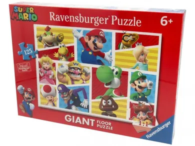 Ravensburger Polska, Gigant, Super Mario, puzzle, 125 elementów