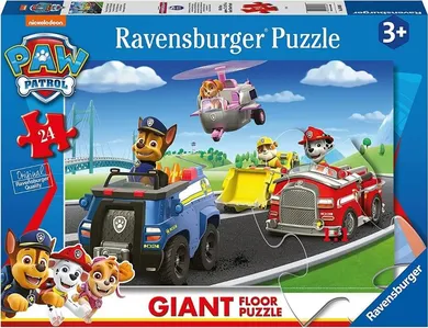 Ravensburger, Psi Patrol, Gigant, puzzle, 24 elementy