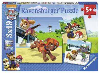 Ravensburger, Psi Patrol, puzzle 3w1, 147 elementów