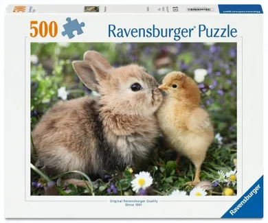 Ravensburger, Rabbit and chick, puzzle, 500 elementów