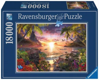 Ravensburger, Raj: Zachód Słońca, puzzle, 18000 elementów