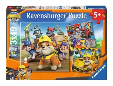 Ravensburger, Rubble i jego ekipa, puzzle, 3-49 elementów