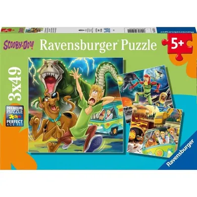 Ravensburger, Scooby Doo, puzzle 3w1, 49 elementów