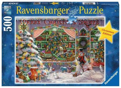 Ravensburger, Sklep świąteczny, puzzle, 500 elementów