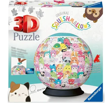 Ravensburger, Squishmallows, Kula, puzzle 3D, 73 elementy