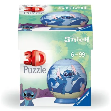 Ravensburger, Stitch, Kula, puzzle 3D, 55 elementów