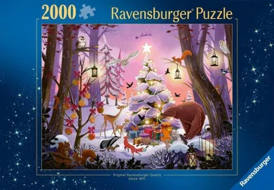 Ravensburger, Święta w lesie, puzzle, 2000 elementów