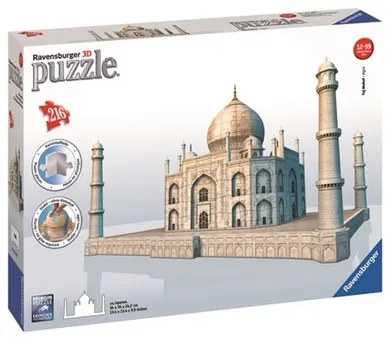 Ravensburger, Taj Mahal, puzzle 3D, 216 elementów