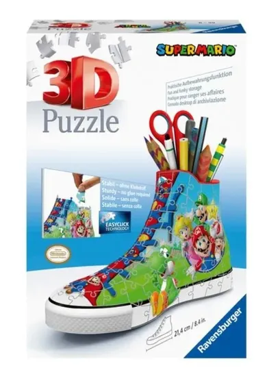 Ravensburger, Trampek Super Mario, puzzle 3D, 108 elementów