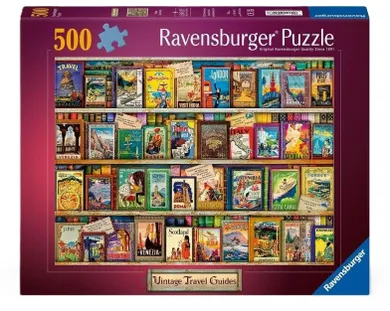 Ravensburger, Vintage pocztówki, puzzle, 500 elementów
