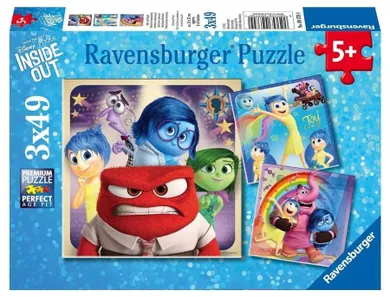 Ravensburger, W głowie się nie mieści, puzzle, 3-49 elementów