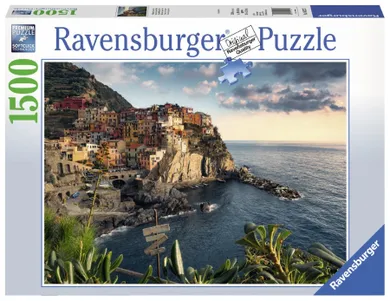 Ravensburger, Widok na Cinque Terre, puzzle, 500 elementów