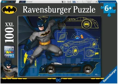 Ravensburger, XXL, Batman, puzzle, 100 elementów