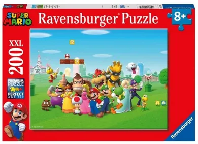 Ravensburger, XXL, Super Mario, puzzle, 200 elementów