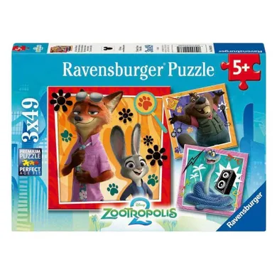 Ravensburger, Zwierzogród 2, puzzle, 3-49 elementów