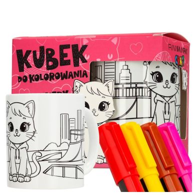 Rawmark, kubek do malowania markerami, zestaw kreatywny