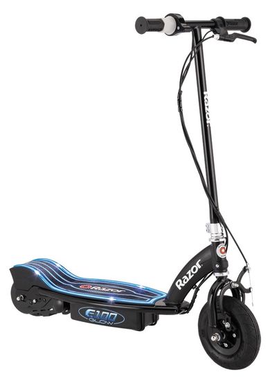 Razor, E100, Glow, hulajnoga elektryczna, świecąca