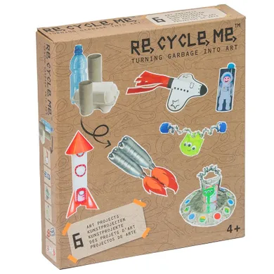 Re-Cycle-Me, Kosmos, 6 zabawek, zestaw kreatywny