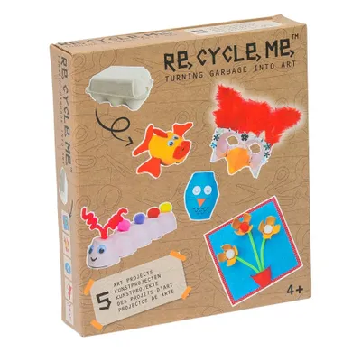 Re-Cycle-Me, Maska Wenecka, 5 zabawek, zestaw kreatywny