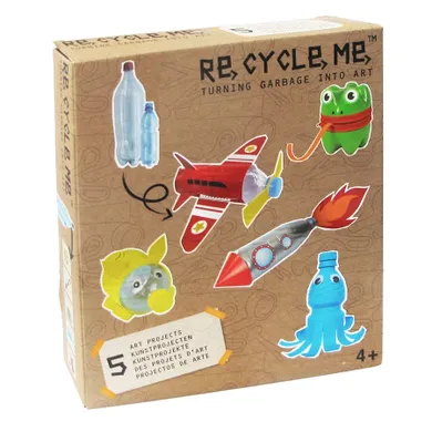 Re-Cycle-Me, Samolot, 5 zabawek, zestaw kreatywny