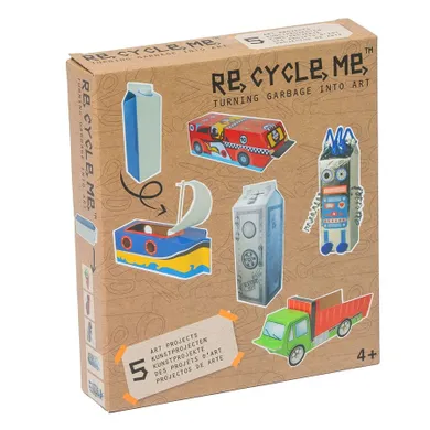 Re-Cycle-Me, Sejf, 5 zabawek, zestaw kreatywny