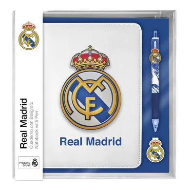 Real Madryt, notatnik z długopisem, 1 szt.
