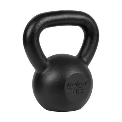 Rebel Active, kettlebell żeliwny, 10 kg, RBA-2323-10