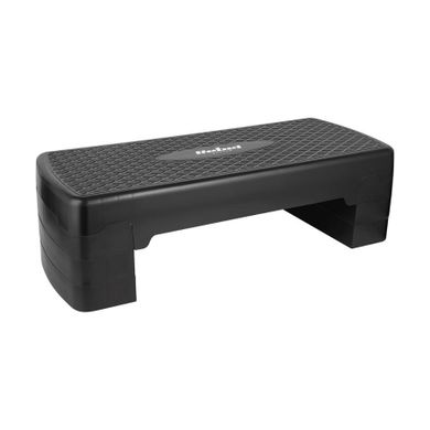 Rebel Active, step do aerobiku i ćwiczeń fitness, 3 stopnie, 68 cm, czarny, RBA-3227-BK
